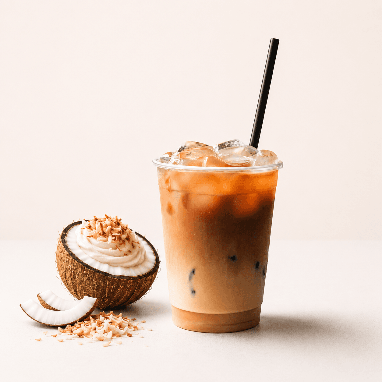 Latte toasted coconut