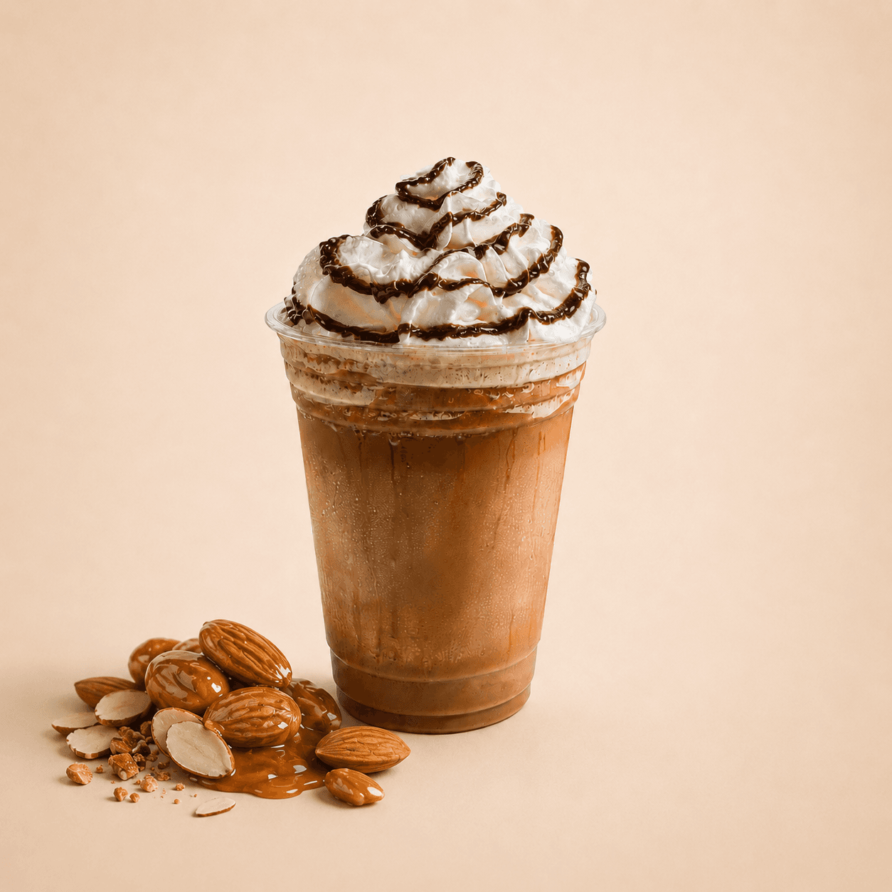 Coffee & sweet almond frappé