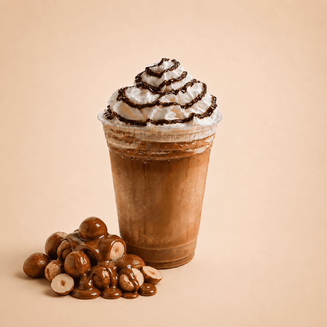 Coffee & hazelnut frappé